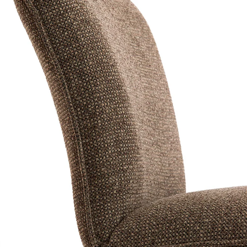 Esszimmerstuhl VADENI Polyester braun 2er-Set