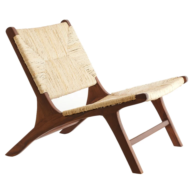 Stuhl PAYAN Teakholz braun 78x65x69cm