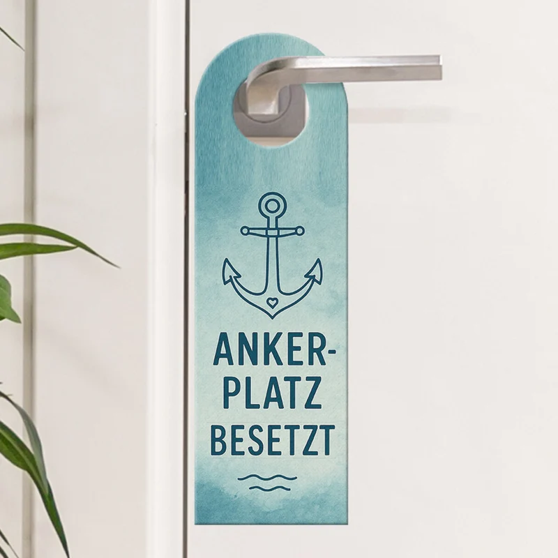 Anker maritim Türhänger Ankerplatz besetzt frei