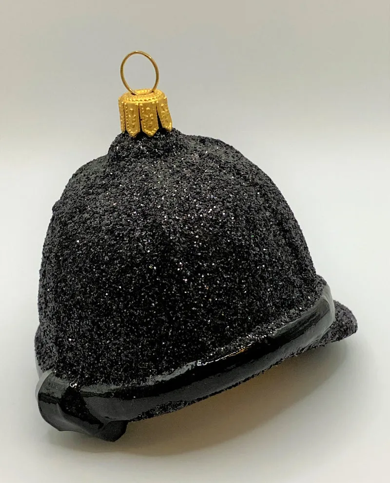 Schwarzer Reit-Helm