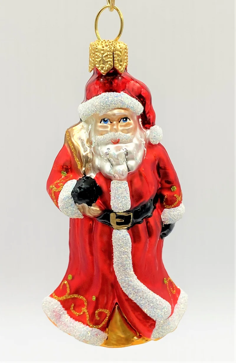 Kleiner Weihnachtsmann mit Geschenksack