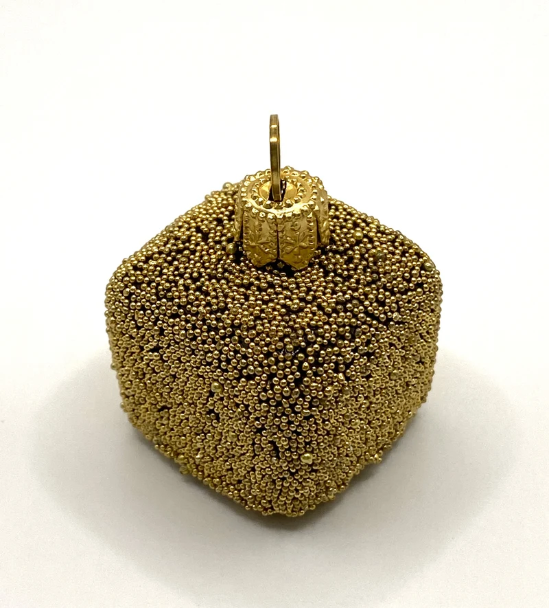 Praline Gold Truffes Würfel