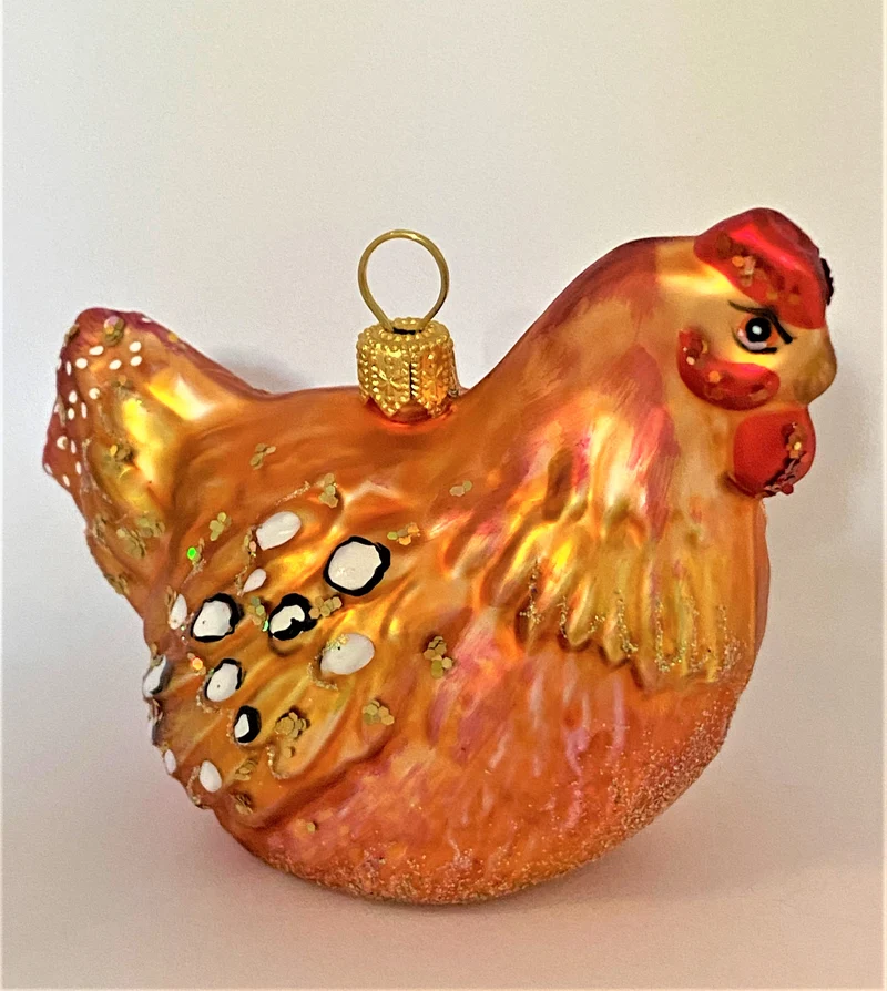 Huhn braun/orange