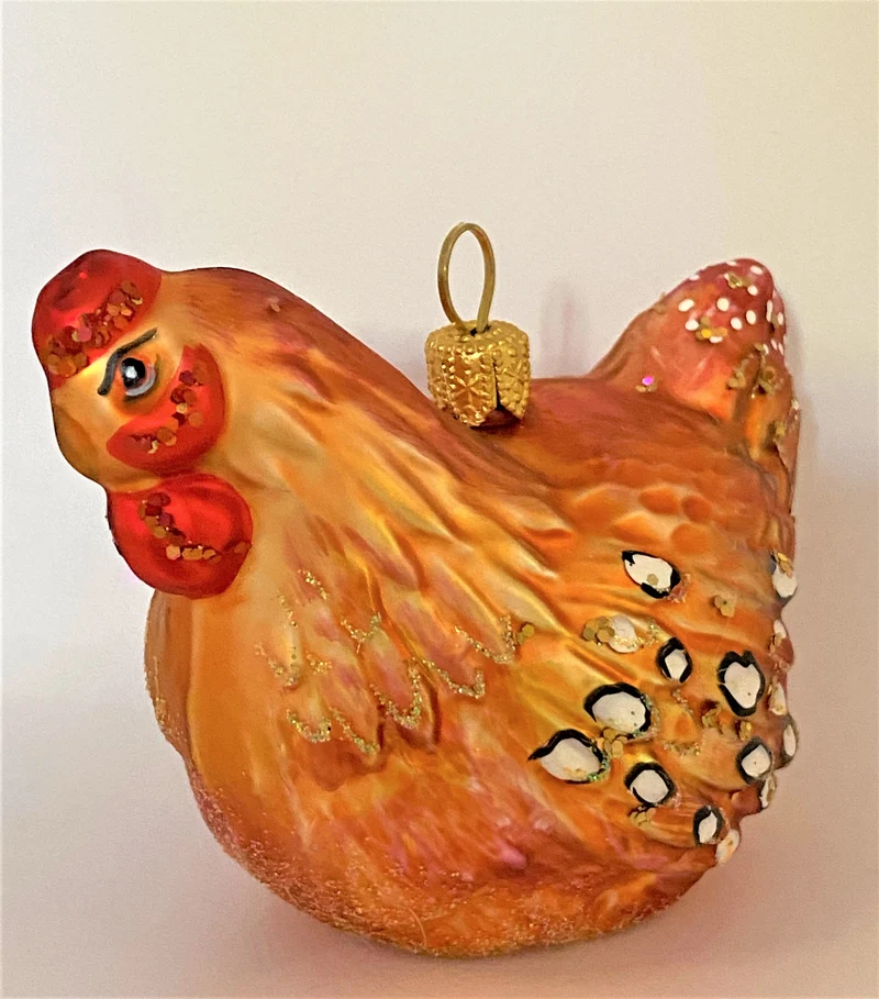 Huhn braun/orange