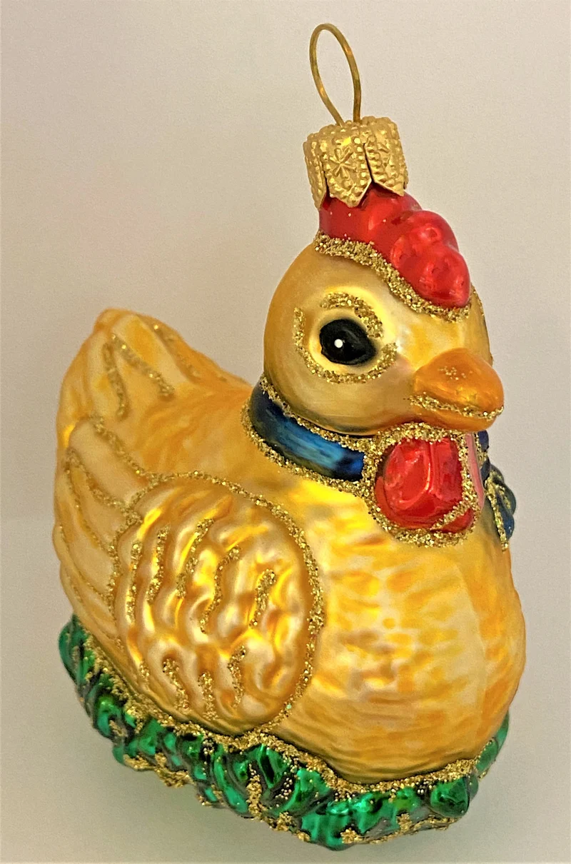Huhn im Nest