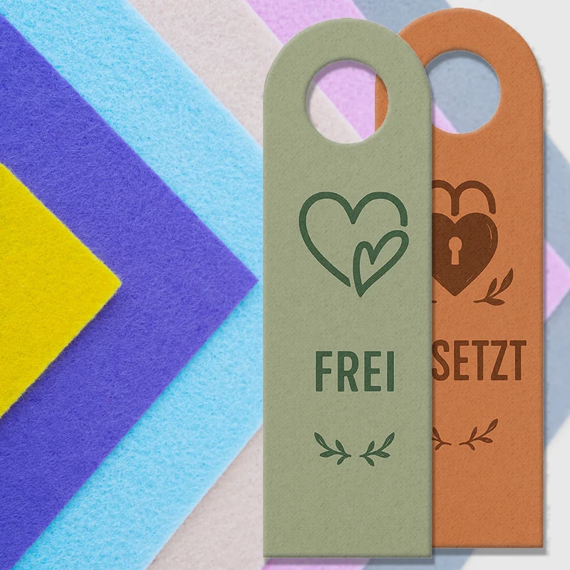 Frei Besetzt Herz Türhänger Vintage Herzdesign