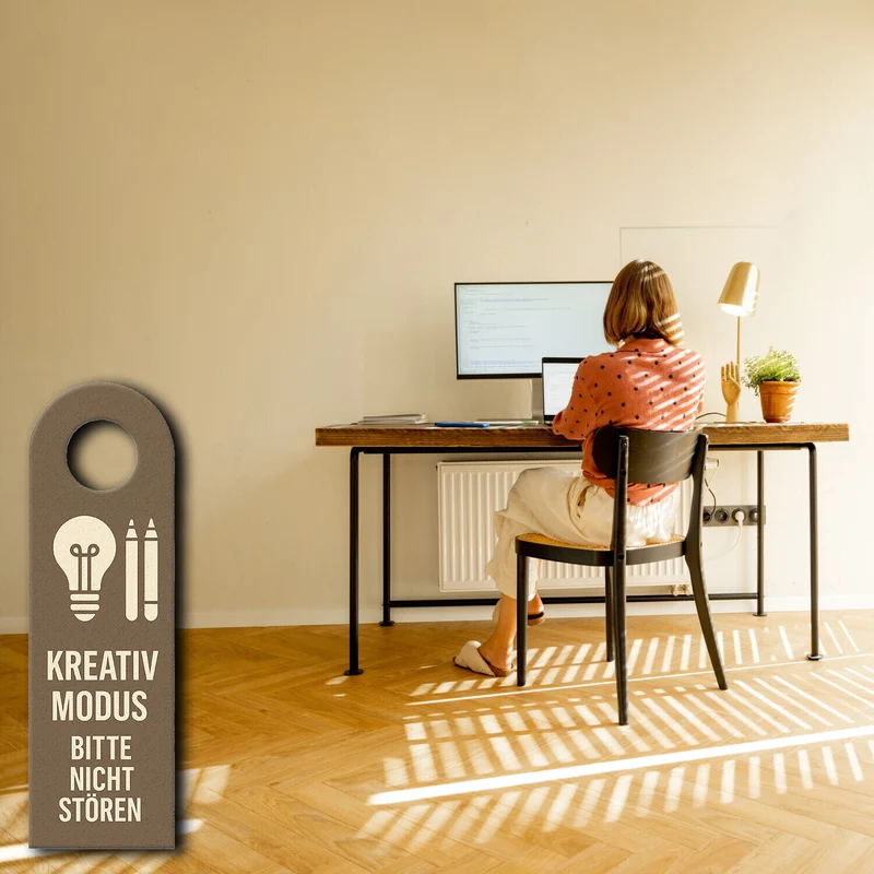 Glühbirne Kreativ-Modus Normalbetrieb Türhänger für Büro