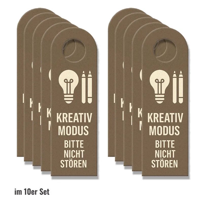 Glühbirne Kreativ-Modus Normalbetrieb Türhänger für Büro