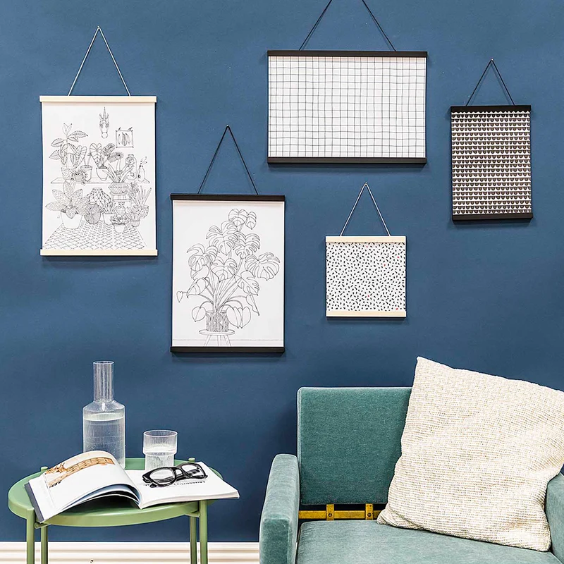 Rico Design Posterleiste magnetisch schwarz A3