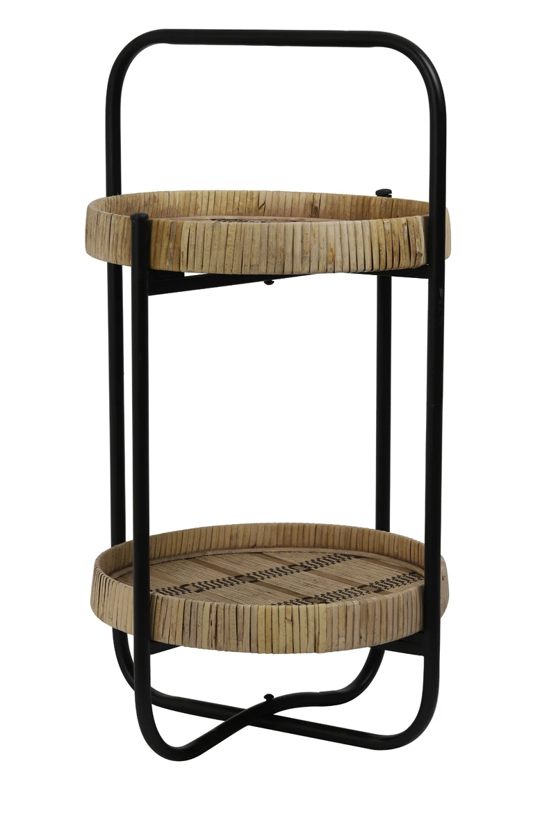 Etagere 33x59,5 naturell-schwarz