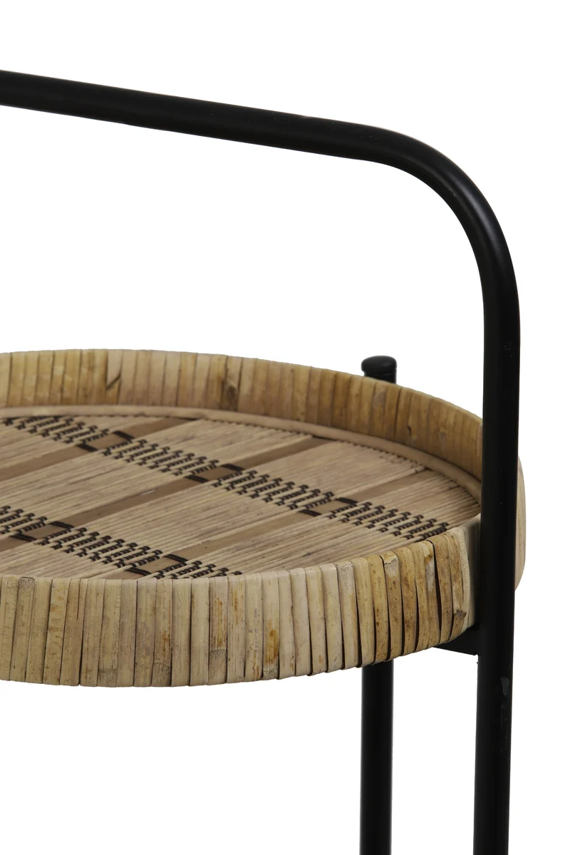 Etagere 33x59,5 naturell-schwarz