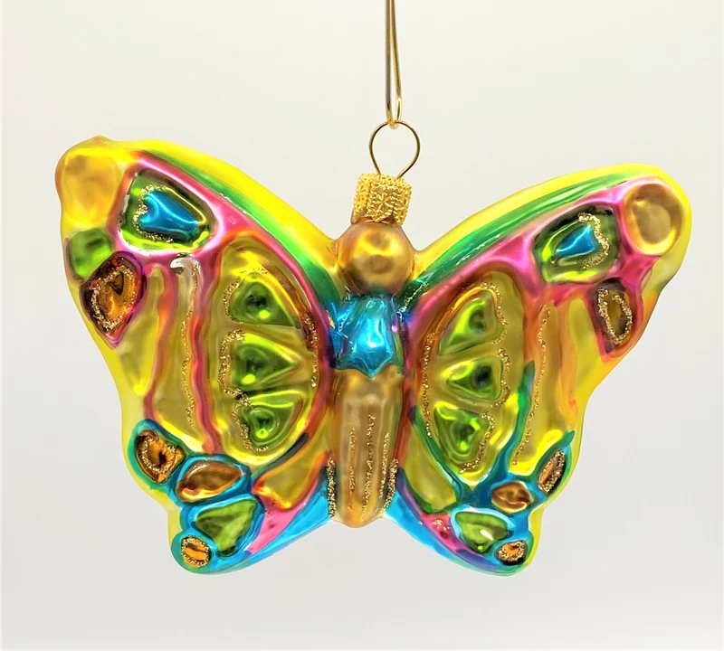 Fröhlich bunter Schmetterling