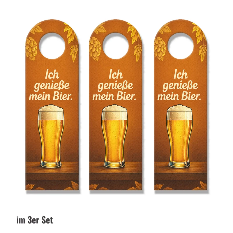 Ich genieße Bier Eine Runde geht noch Türhänger