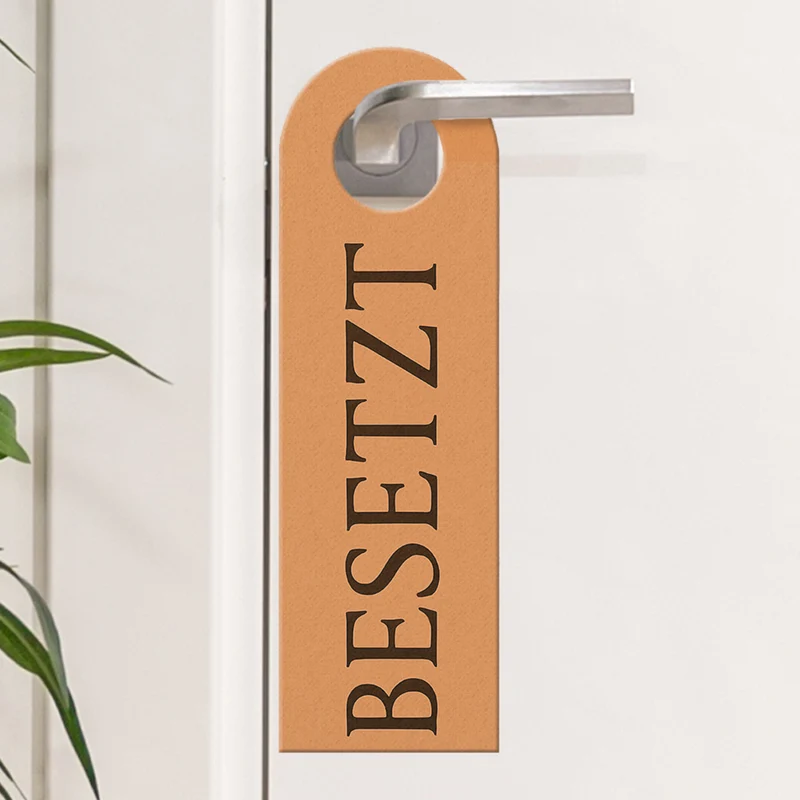 Besetzt Frei Türhänger für Büro und Homeoffice