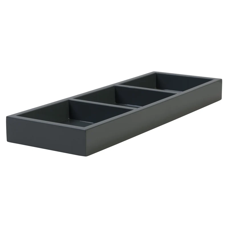 Tablett SPA rechteckig 3er graphite