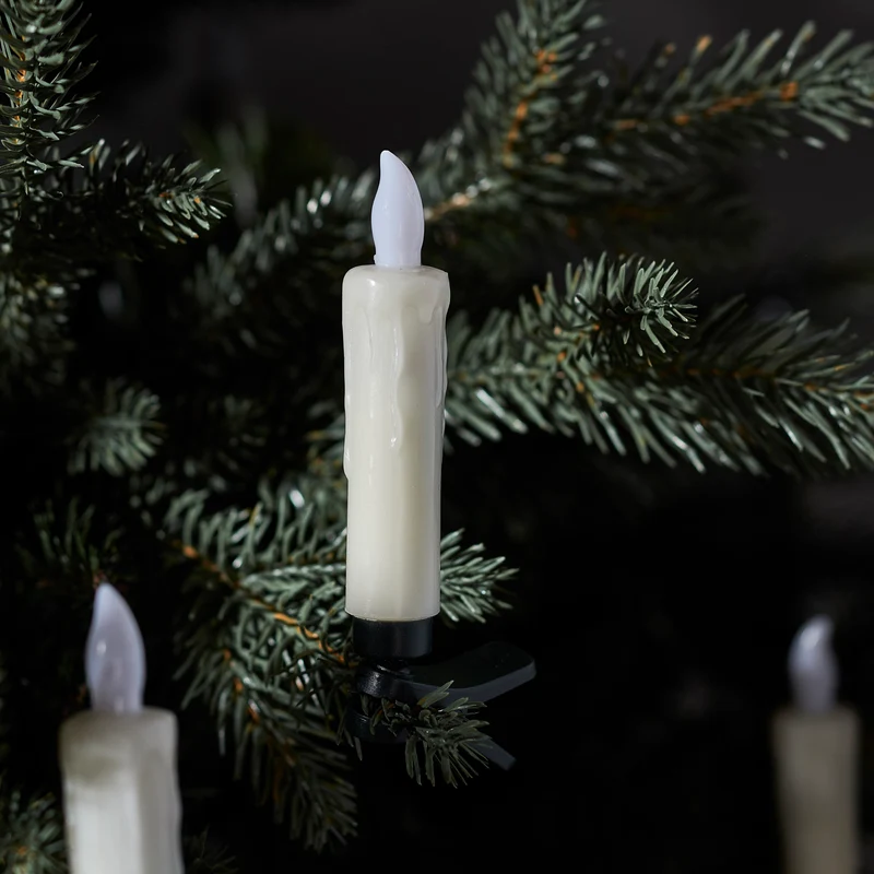 10er LED kabellose Weihnachtsbaumkerzen
