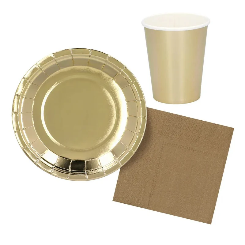 Goldene Becher, Karton mit 6 Stück