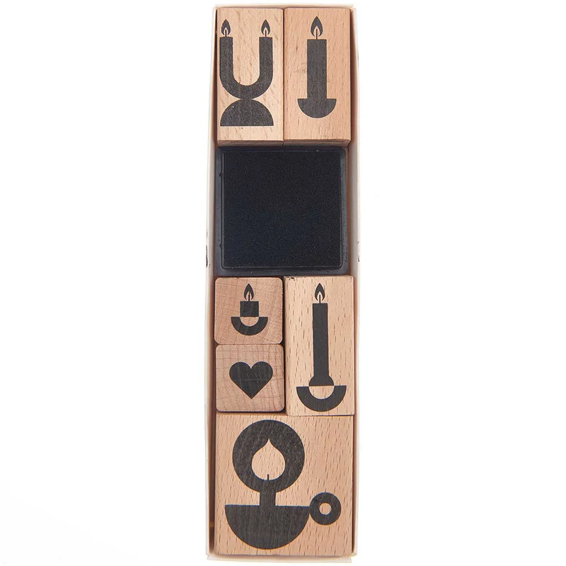 Rico Design Stempelset Weihnachten Kerzen
