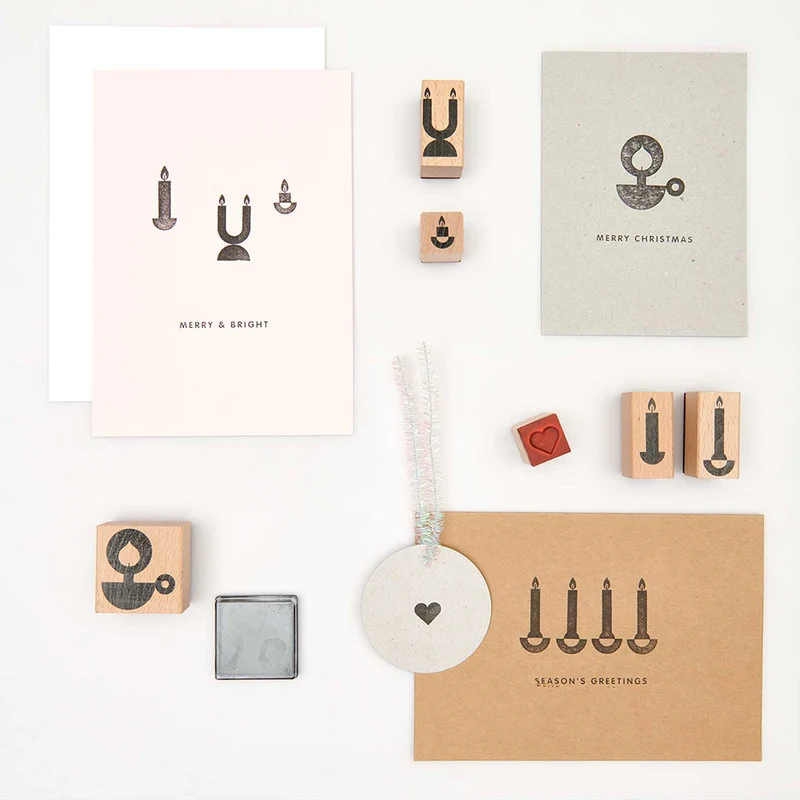 Rico Design Stempelset Weihnachten Kerzen