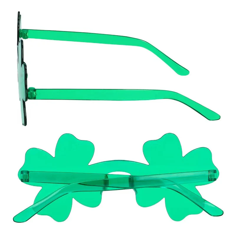 St. Patrick’s Day-Brille mit vierblättrigem Kleeblatt