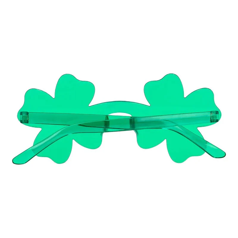 St. Patrick’s Day-Brille mit vierblättrigem Kleeblatt