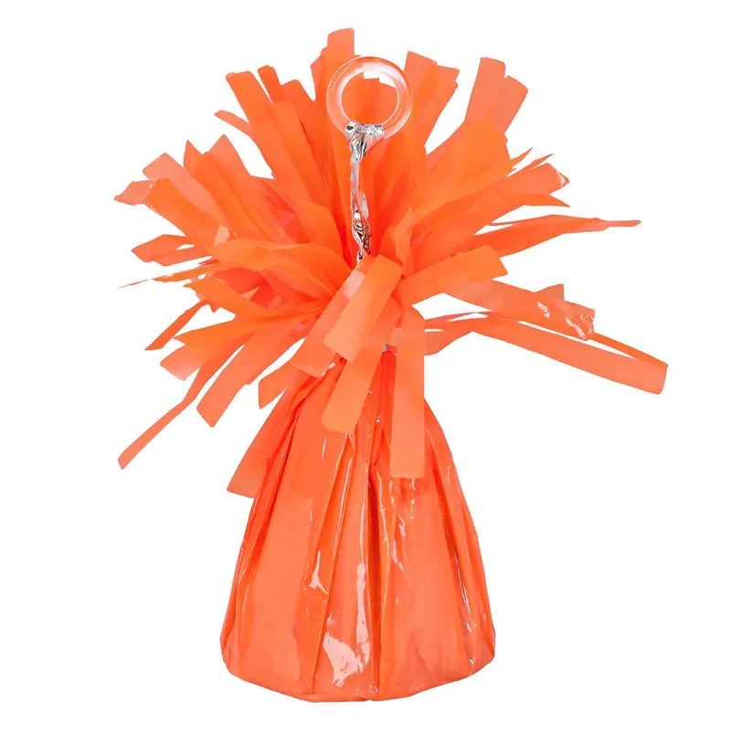 Neon-orangefarbener Ballon, Gewicht 150 g