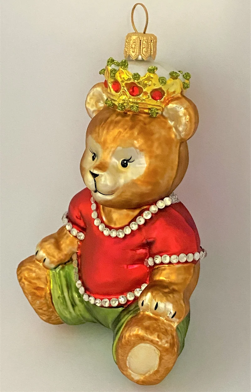 Teddybär mit Krone