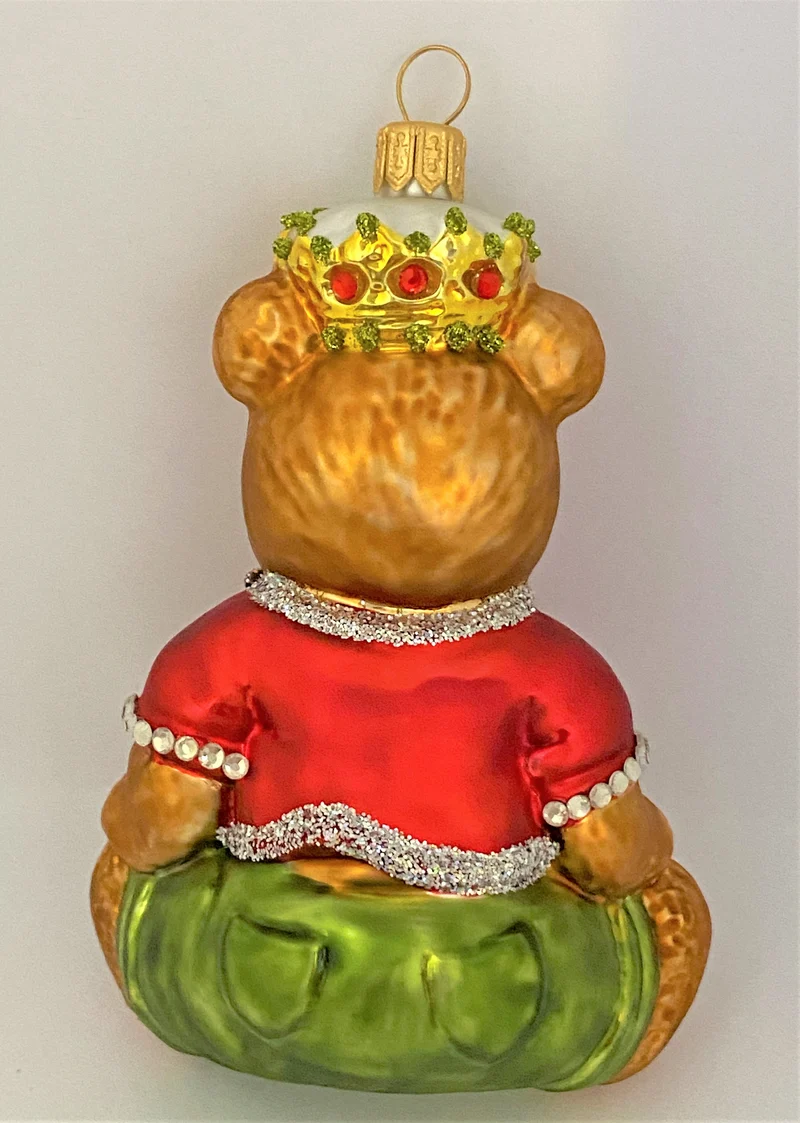 Teddybär mit Krone