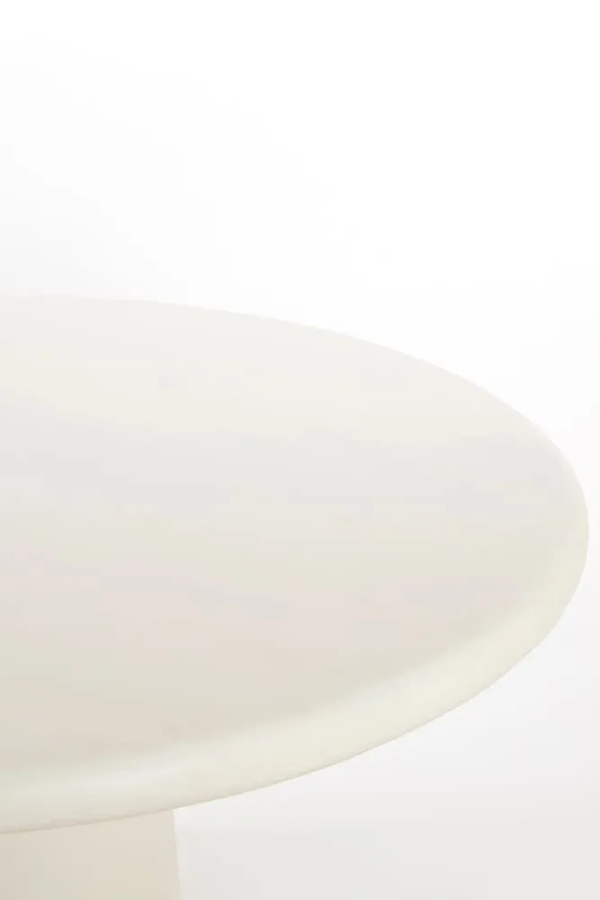 Esstisch KULONA Ø140x76 cm in cremeweiß