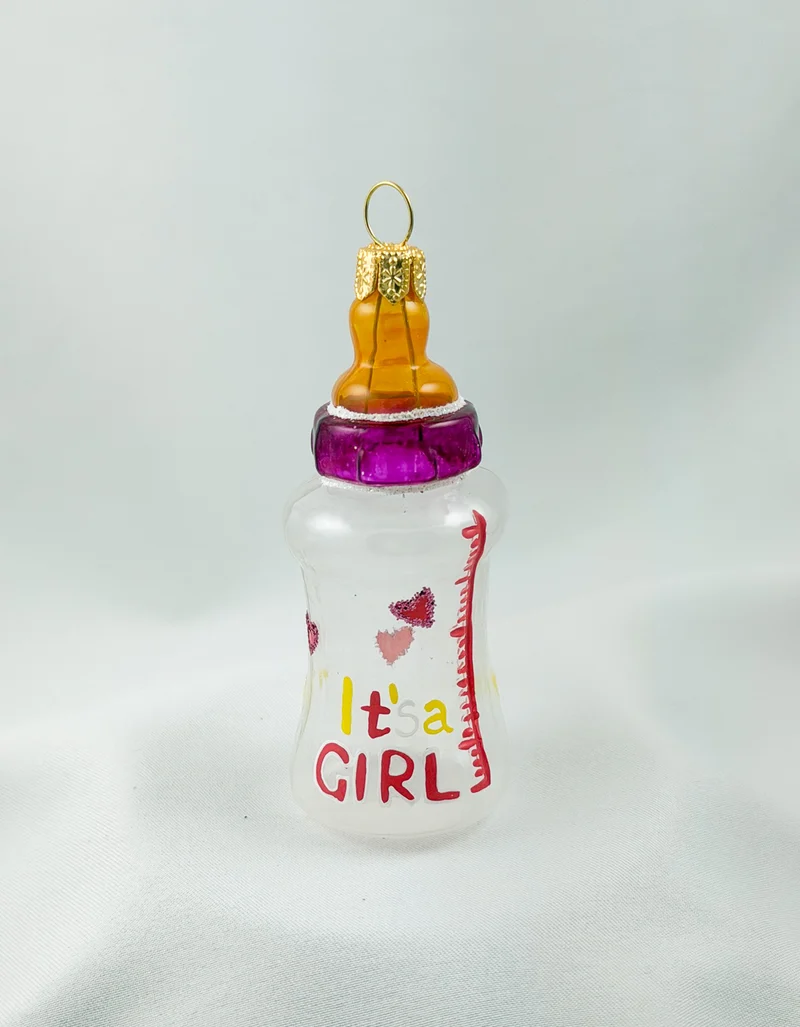 Baby Flasche mit Aufschrift It's a Girl