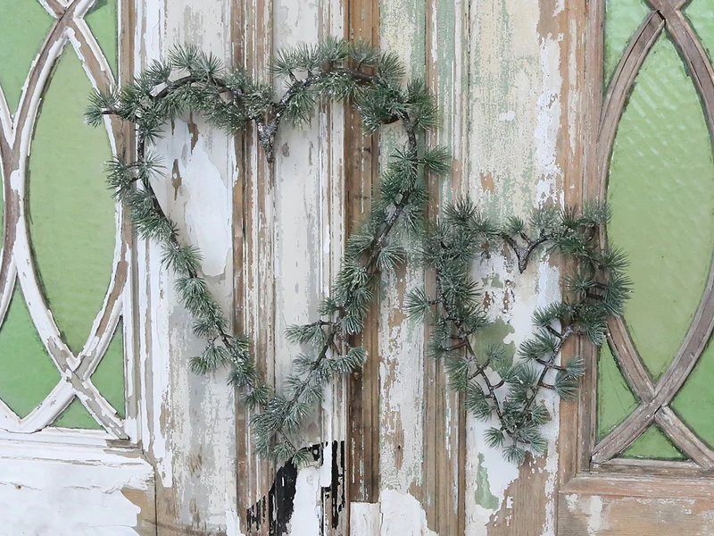 Fleur Tannenherz m. Glitter