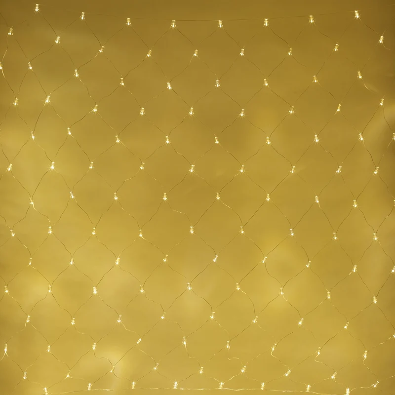 Core Connect 12m x 2m 840er LED Lichternetz warmweiß koppelbar transparentes Kabel