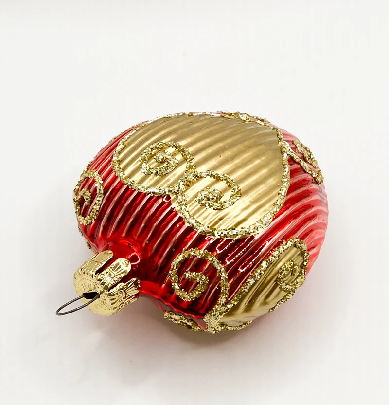 Nostalgisches Herz rot gold