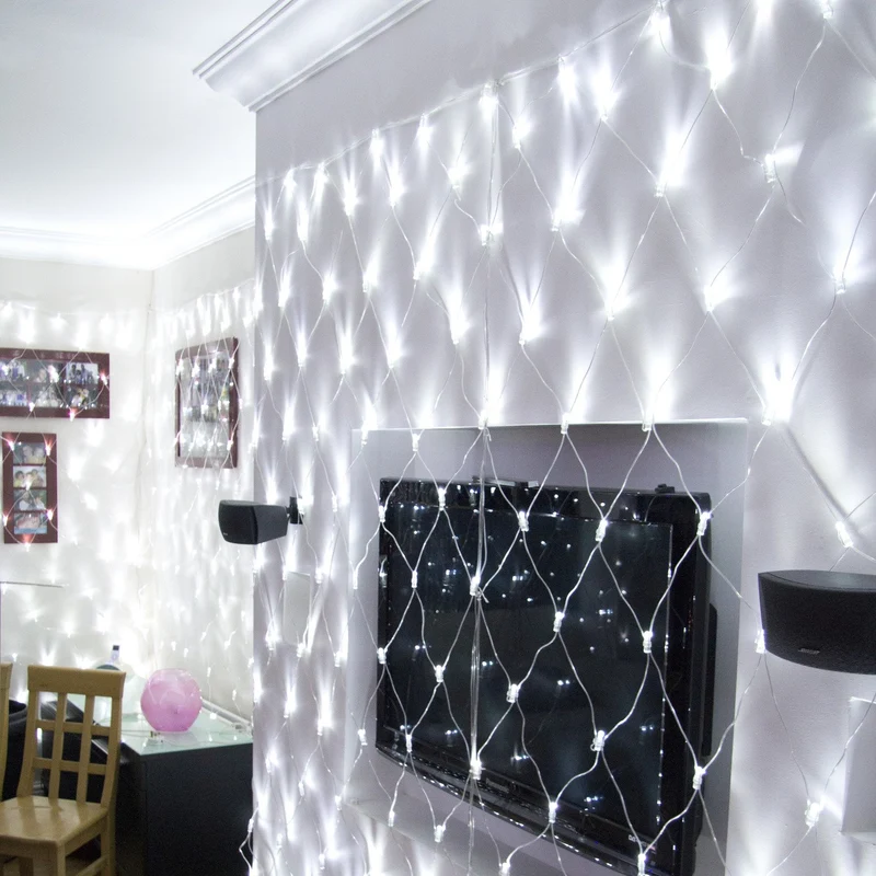 Core Connect 10m x 2m 700er LED Lichternetz weiß koppelbar transparentes Kabel