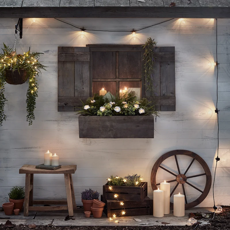Core Connect 75m 150er Party Lichterkette warmweiß koppelbar schwarzes Kabel