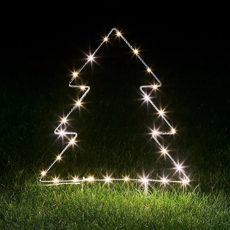 3er Set Tannenbaum Stableuchten