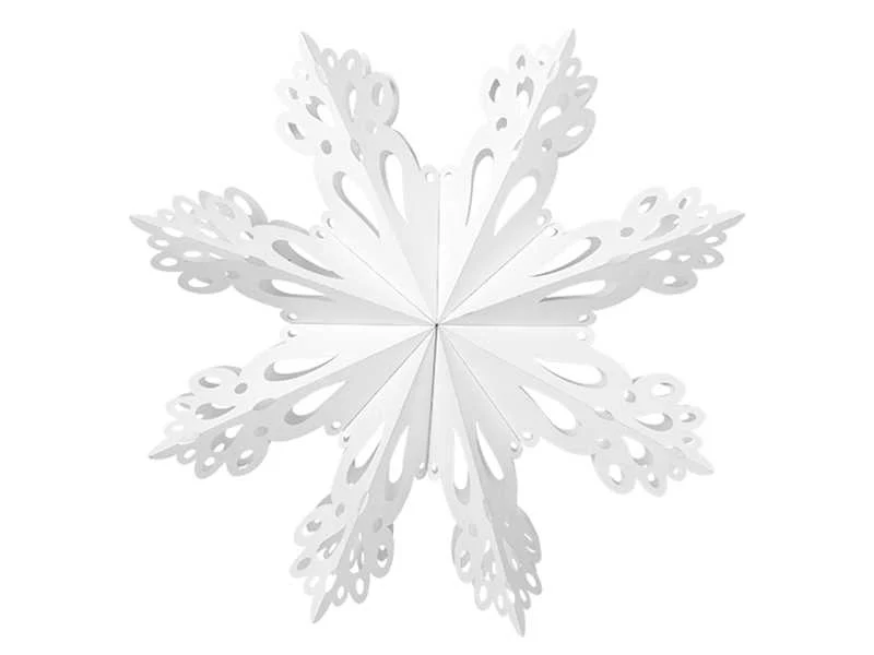 DEKO 'SNOWFLAKE' XL PAPIER