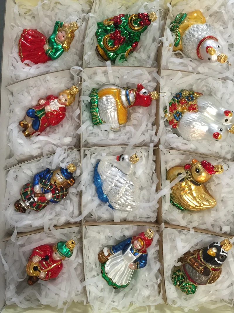 Weihnachtslied 12 Days of Christmas, 12 er Set