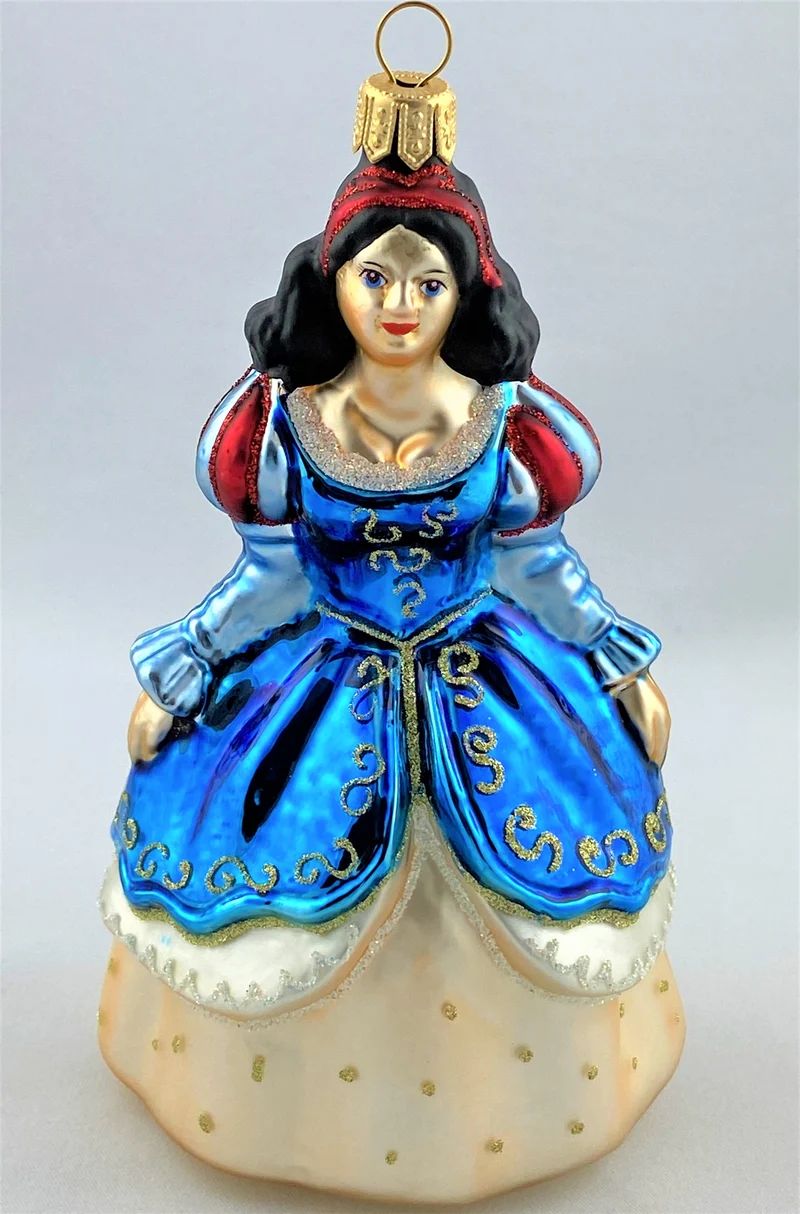 Prinzessin im blauen Kleid