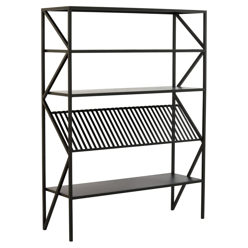 Standregal EZRA Eisen mattschwarz 120x40x160cm