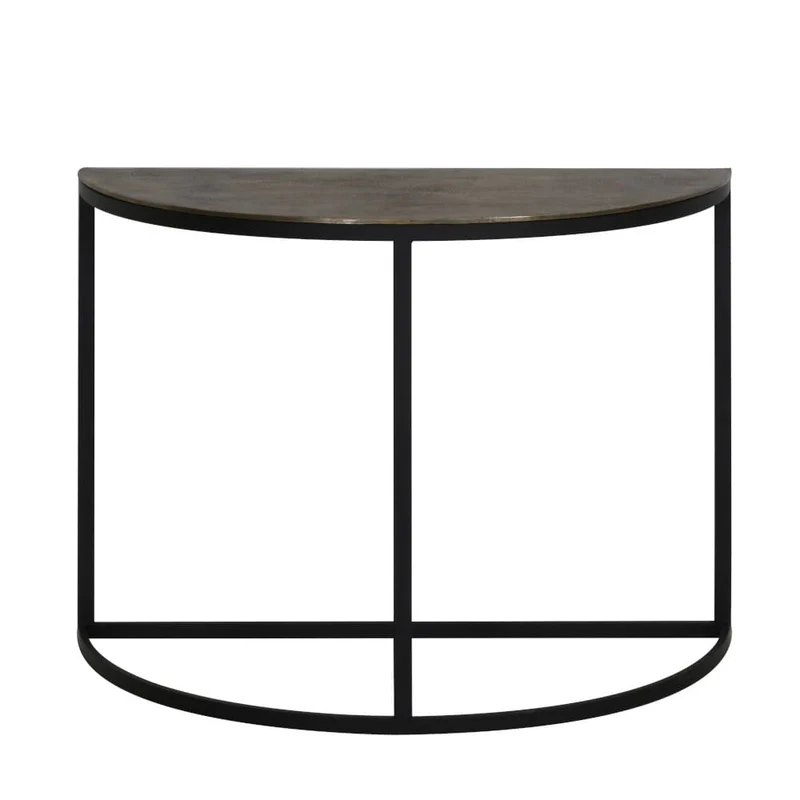 Konsolentisch PETO bronze/schwarz 100x42x76cm