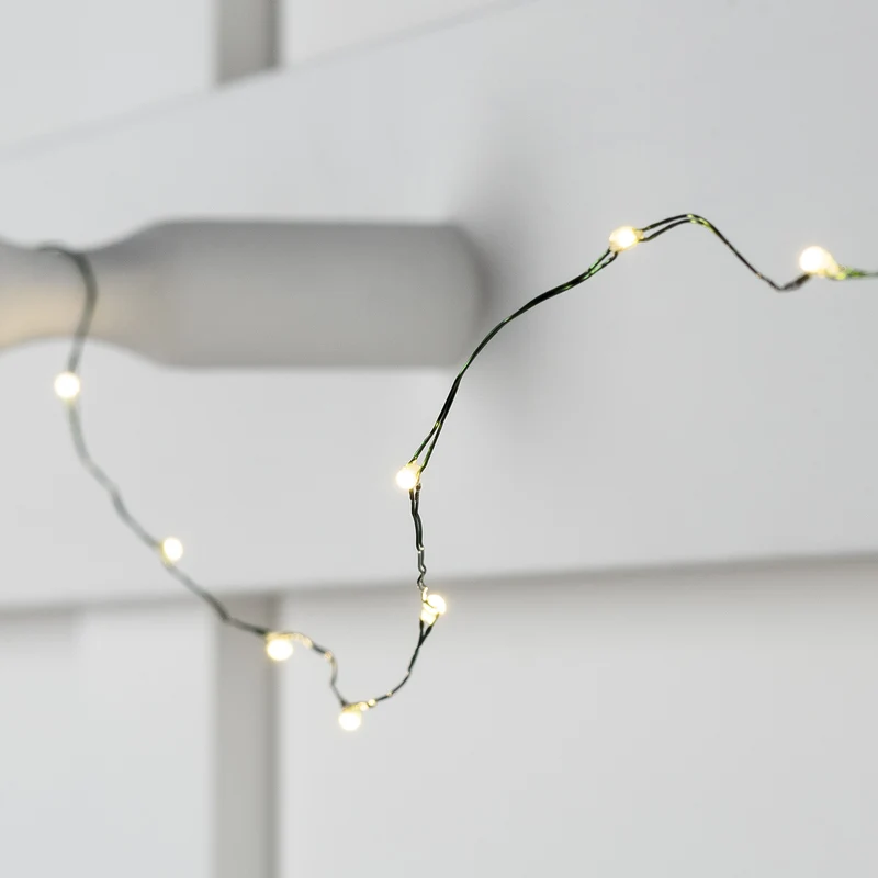 50cm Mistelzweig Weihnachtskranz mit Beleuchtung