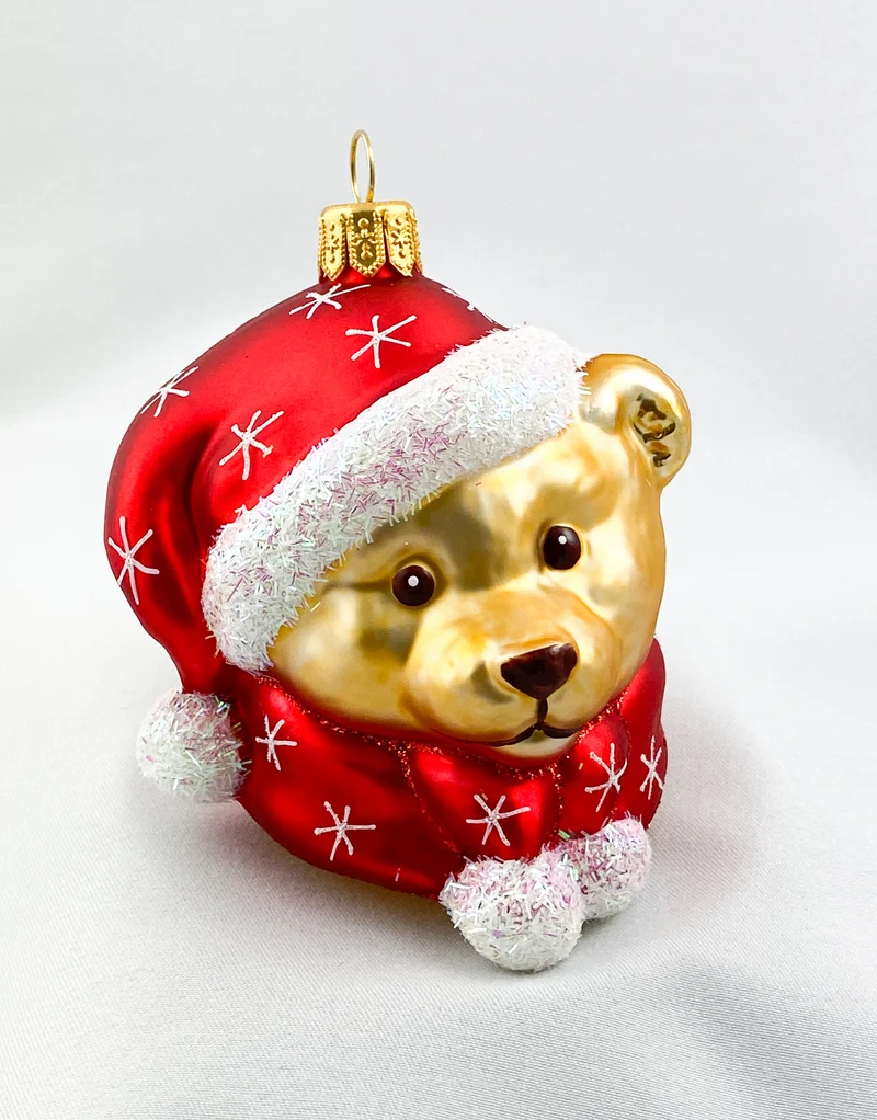 Teddybär mit Weihnachtsmütze