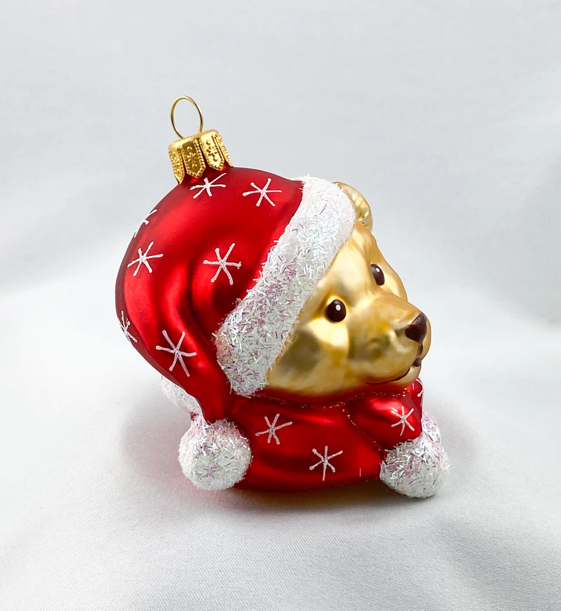 Teddybär mit Weihnachtsmütze