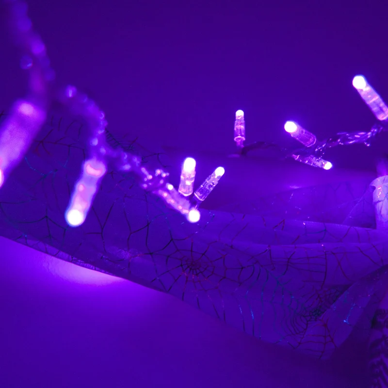 Core Connect 40m 400er LED Lichterkette lila koppelbar transparentes Kabel