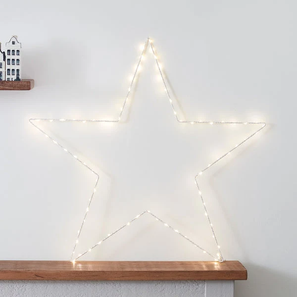 Beleuchtungsset klassische Fensterdeko Weihnachten