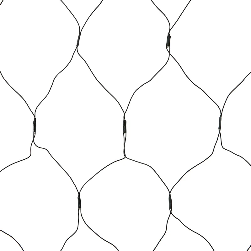Essential Connect 8m x 1.5m 560er LED Lichternetz warmweiß koppelbar grünes Kabel