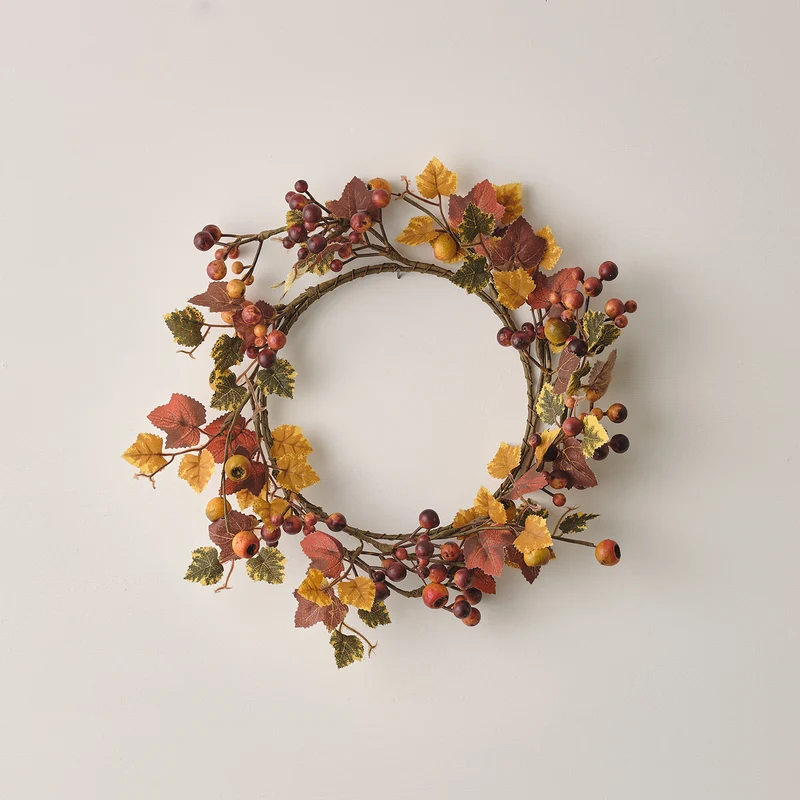 40cm Herbstkranz mit Beeren