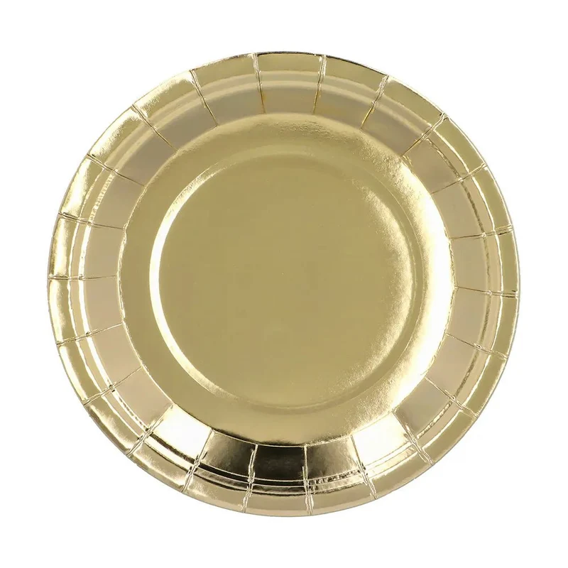 3-teiliges goldenes Tischset
