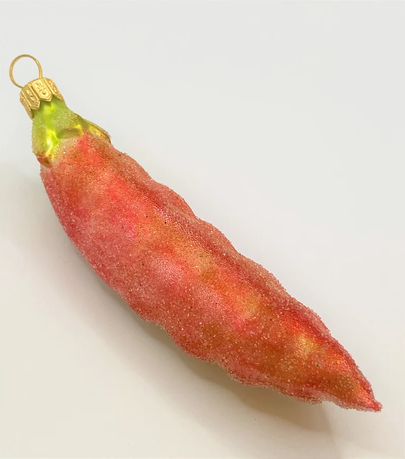 Erbsen in roter Schote